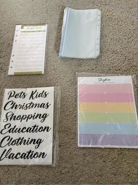 A6 Binder Budgeting Supply Bundle